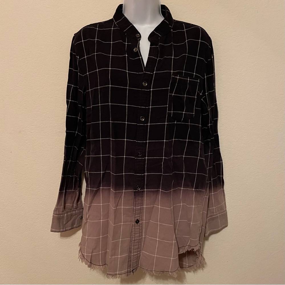 Jackson (Target) Ombré Flannel | Navy & Purple | Men’s Size Small | Unisex Style